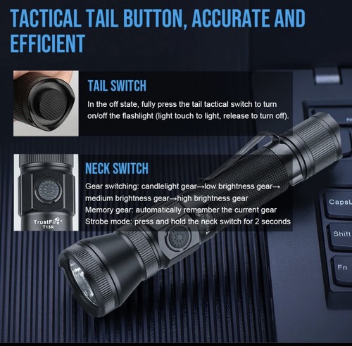 Trustfire t15r 2350 lumen - t15r, con