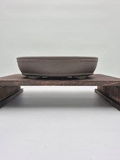 Vaso per bonsai ovale 34 x 25,5 x 8 cm marrone