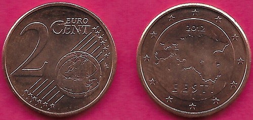 Estonia euro cent 2012 - 2,