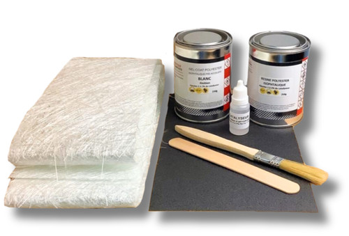 Kit réparation polyester - kit,