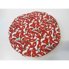 CUSCINO COPRISEDIA ARREDO CASA GIARDINO ROTONDO - PEPERONCINO