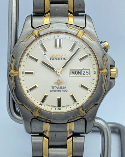 Seiko kinetic titanium sports - seiko,