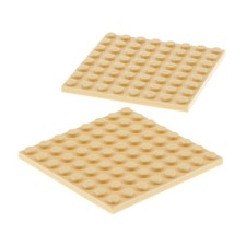 2x Lego piastra di costruzione