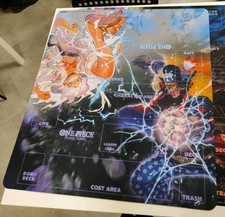 TAPPETINO 2 GIOC ONE PIECE TCG 2 PLAYER OFFICIAL PROMO PLAYMAT LUFFY BLACKBEARD