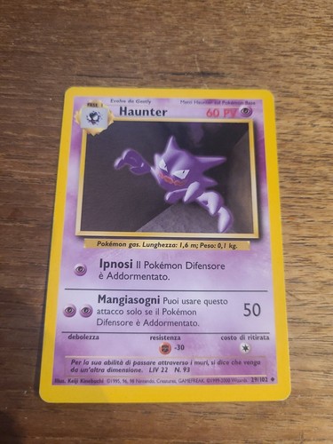 Haunter 102 set - 29/102, carta