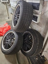 ALUTEC BLACK SUN 18 OPEL,CHEVROLET 5X115 70,2 CON GOMME INVERNALI 