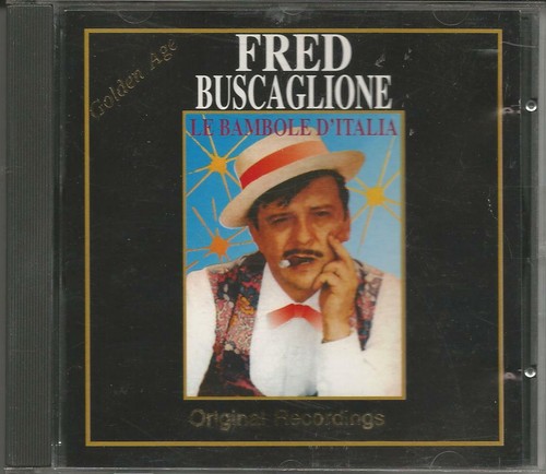 Fred buscaglione raro cd - buscaglione,