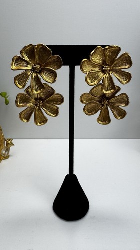 Zara gold double flower - zara,