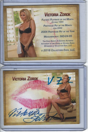 Victoria zorok signed - signed, kissed