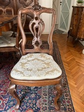 6 sedie impagliate in radica 