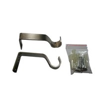 x Coppia Staffe In Metallo Per Supporto Bastone Tende Tenda dfh