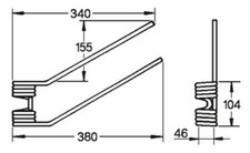 Dente Girello Sinistro Ama Lince Filo 9 mm Made in Italy