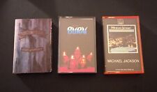 Lotto 3 Cassette Deep Purple Burn Bon Jovi New Jersey Michael Jackson Cassetta