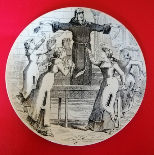 Piatto ceramica creil - piatto,