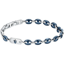 Bracciale Uomo MASERATI JM422ATZ18 Acciaio Inossidabile Ceramica Blu