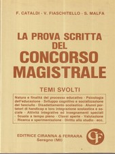 LA PROVA SCRITTA DEL CONCORSO