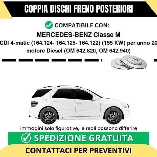 Coppia dischi freno - dischi, posteriori