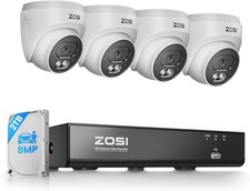 ZOSI 4K 8MP Kit Telecamera di