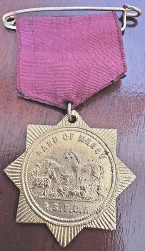 Antique rspca band - of, mercy