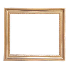 CORNICE Specchio Specchiera per Quadro LEGNO Dorato stile Liberty metà 900 !!!!