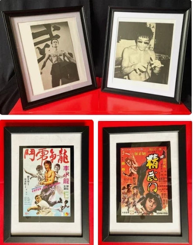 Iconic framed bruce lee - iconic,