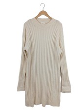 H&M Abito di maglia Donna Abito Taglia IT 40 crema stile casual