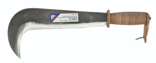 Roncola con manico cuoio - roncola,