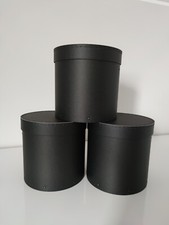 Grande scatola rotonda nera