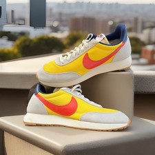 NIKE AIR TAILWIND 79 Uomo 9 Vortex Waffle Racer Giallo/Arancione -Leggermente Indossate