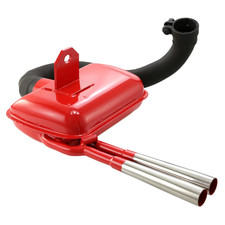 MARMITTA RINFORZATA DOPPIO SCARICO RACING SIP ROAD SPORT PIAGGIO VESPA 180 RALLY