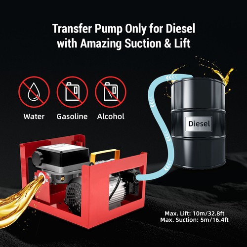 Pompa gasolio 550w 60l min - gasolio,
