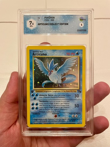 Pokemon articuno holo 1st - pokemon,