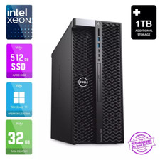 Dell Precision 7820 Tower | Core Xeon Silver | 32 GB | 512 GB SSD + 1 TB | Win 11