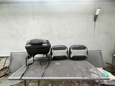 Coppia Valigie Laterali per Moto con telaio usate due volte - argento /Nere