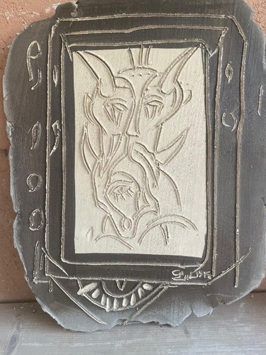 Bassorilievo ceramica artista - bassorilievo,