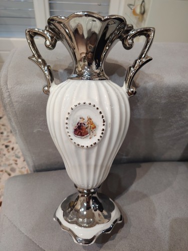 Vaso fiori ceramica vintage - fiori,