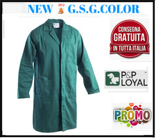 CAMICE LUNGO UOMO DA LAVORO COTONE 100% MASSAUA TG 48 - 50