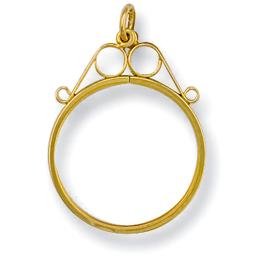 Yellow gold full scroll - yellow,