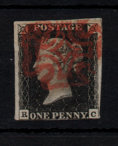 1840 penny black 3 - 1840,