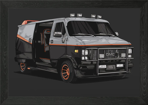 Gmc vandura una squadra poster - gmc,