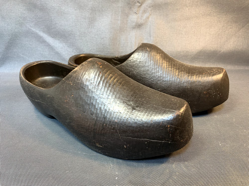 Antica coppia zoccoli legno - coppia,