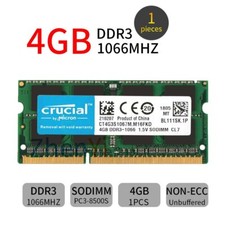 Crucial 4 GB 2 GB DDR3 1066