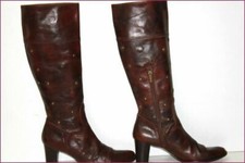 MINOT Stivali in pelle marrone