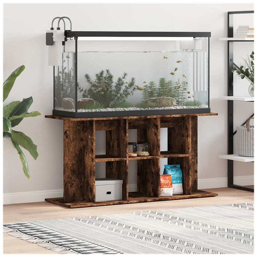 Supporto acquario rovere fumè - rovere,