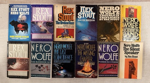 Lot vintage nero wolfe - 12,