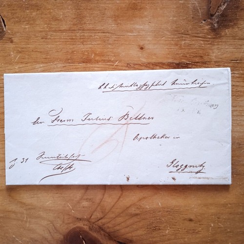 Antica lettera pieghevole
