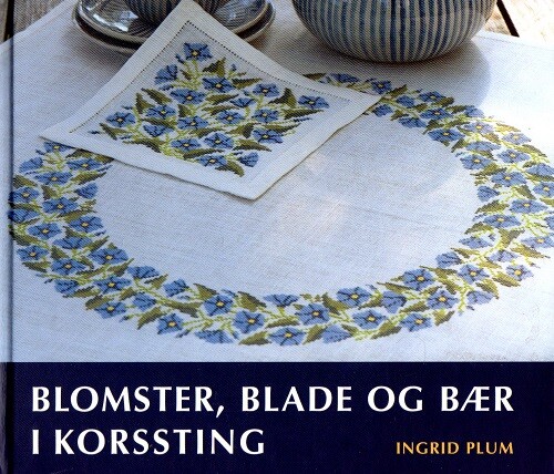 Ingrid plum blomster blade - ingrid,