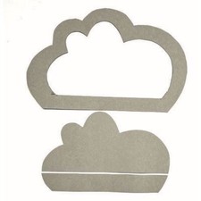 Nuvola in cartone vegetale da