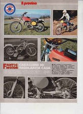 advertising TEST FANTIC MOTOR CABALLERO 50 REG. CASA 1977 MOTOITALIANE ENDURO