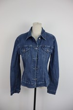 GAS JEANS GIUBBINO DONNA Tg. L WOMAN CASUAL JACKET COTONE COTTON DENIM VINTAGE